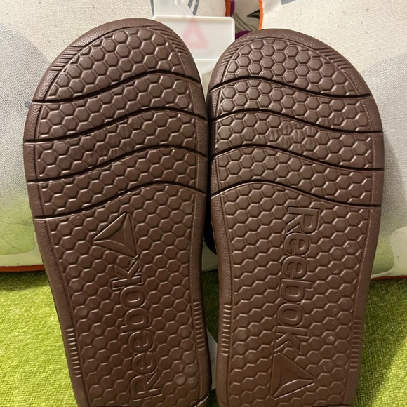 Reebok Dark Brown Slide Sandals - Picture 3 of 3